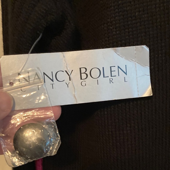 Nancy Bolen Colorful Patterned Button Up Cardigan NWT Size XL - Picture 3 of 5